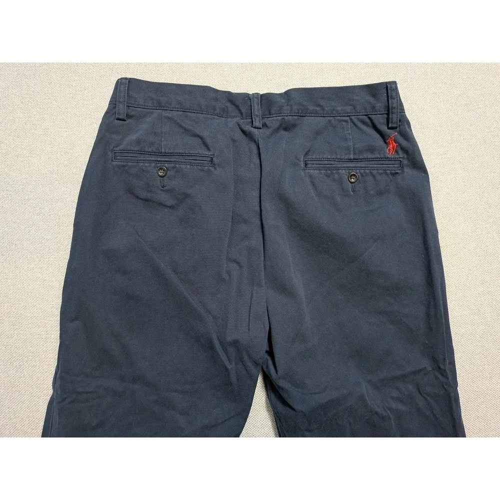 Polo Ralph Lauren Pants Men's 32x32 Navy Cotton Chino Classic Fit Pony Logo